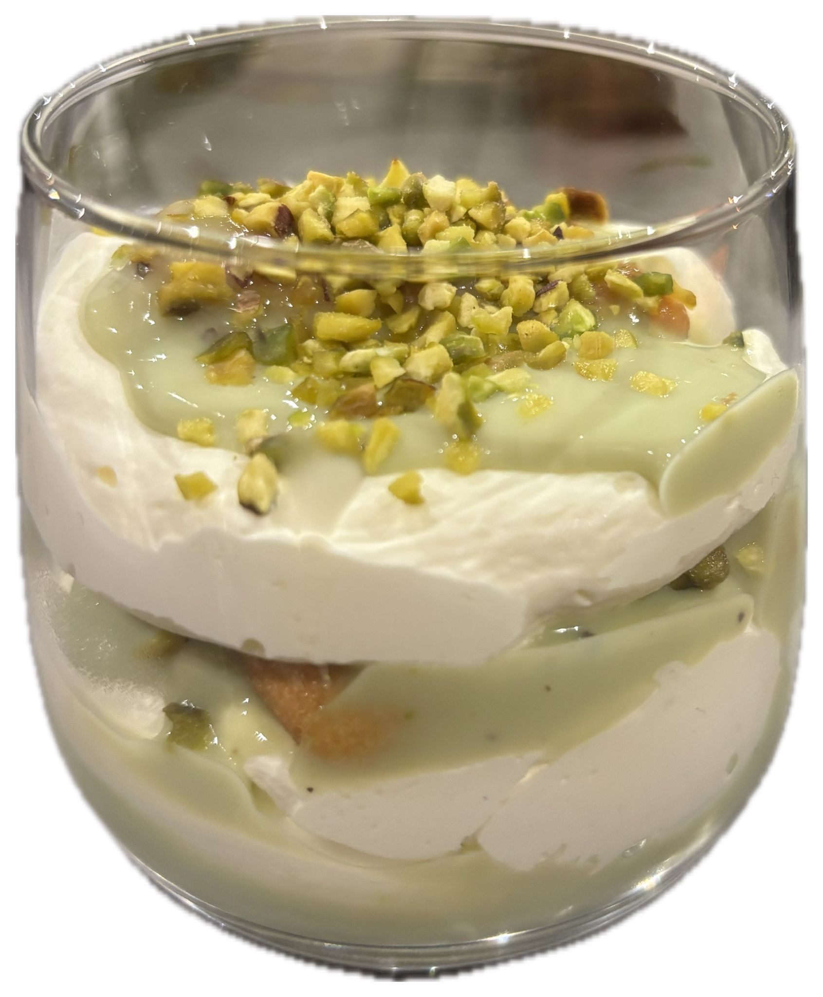 Tiramisu maison à la crème de pistache de Sicile